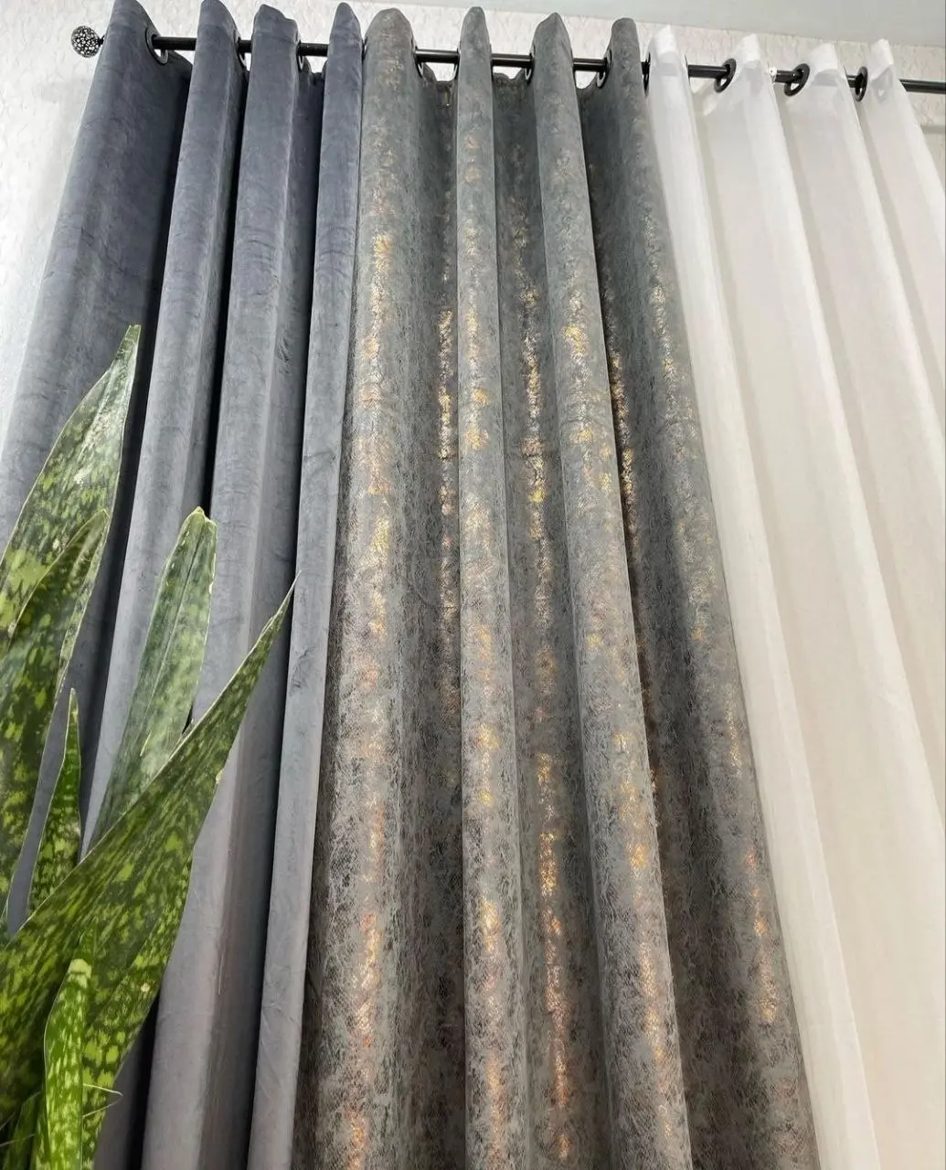 پرده مخمل طلاکوب سیتاو - Image 3